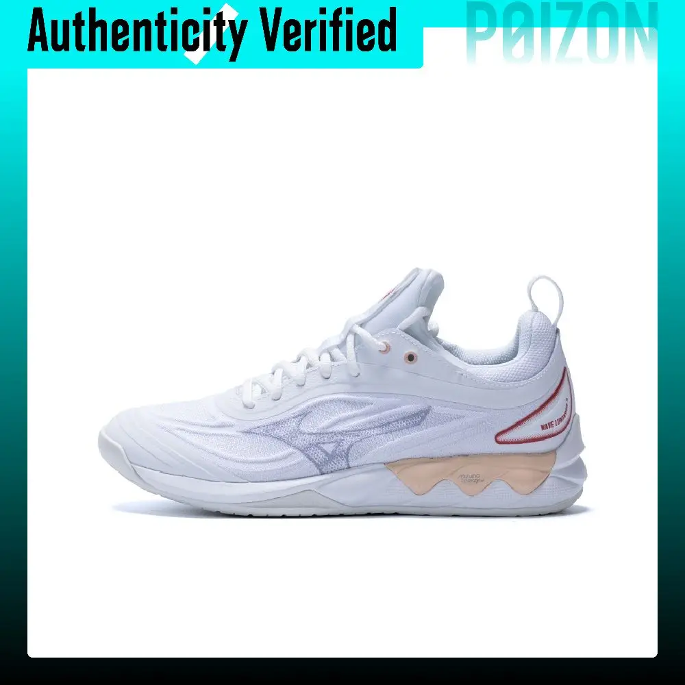 Mizuno Wave Luminous 2 Slip Resistant Abrasion Resistant Low top Badminton Shoes Women's White V1GC242025
