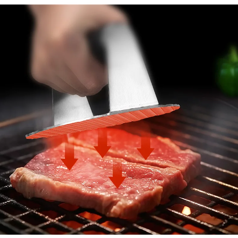 304 Stainless Steel Meat Shredder Claw 6 Prong Pulled Pork Shredder Bear Paw Meat BBQ Meat Grinder Manual Chopper Burger Press view 3