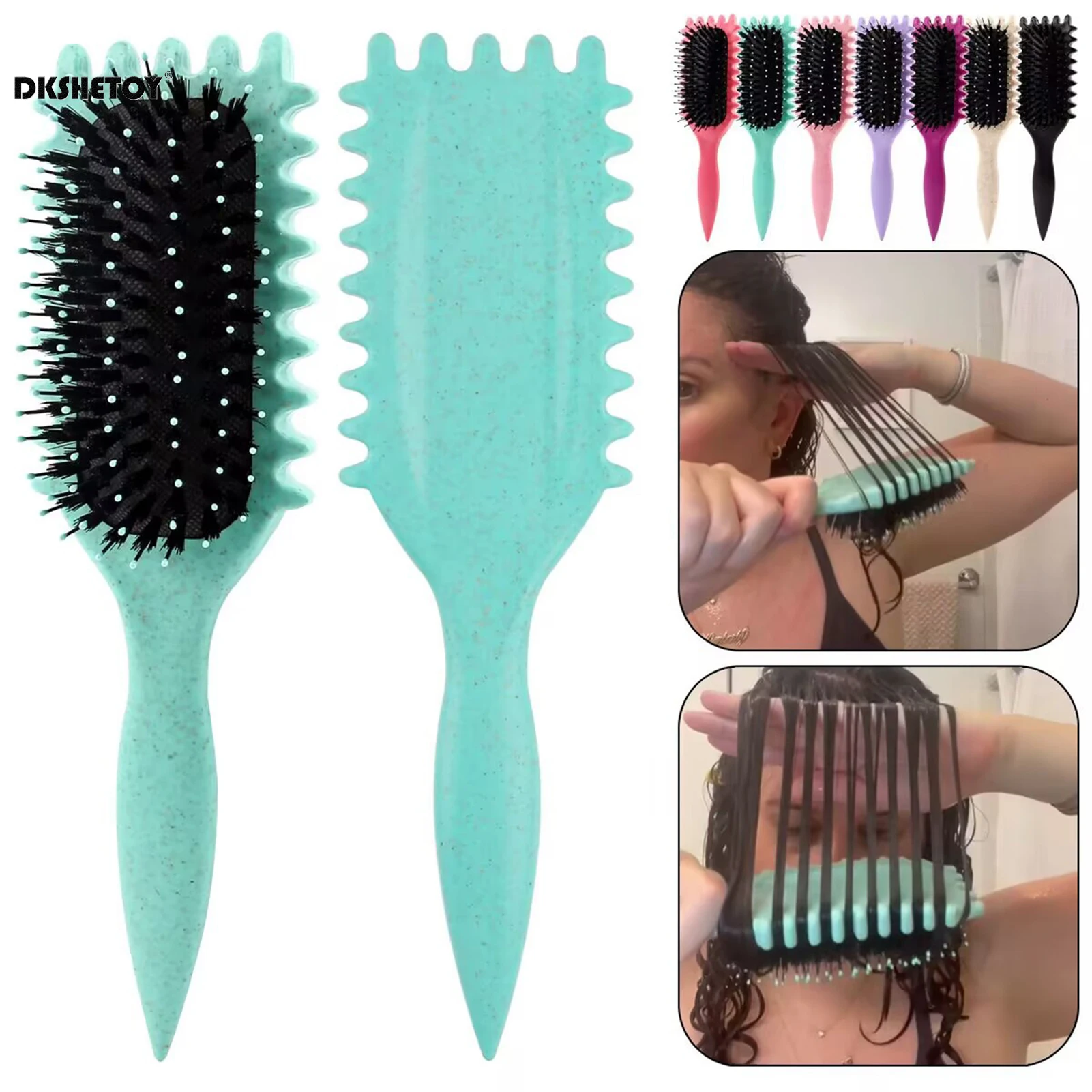 Air Cushion Comb Anti-Static Tangled Hair Comb Detangling hair comb Wet Dry Dual-Use Shampoo Massage Comb hair styling tools