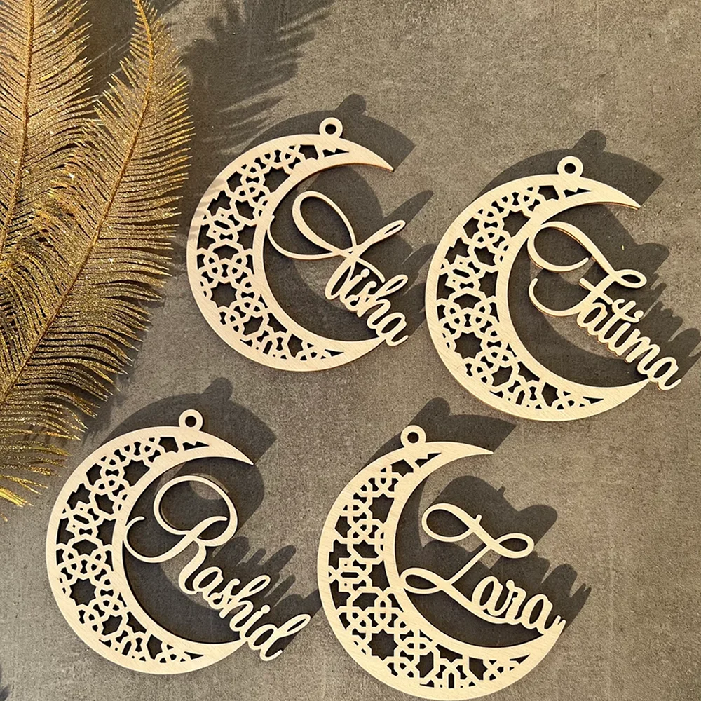 

Custom Eid Decorations Ramadan Moon Table Decoration Ramadan Mubarak Sign Eid Month Ramadan Wall Decoration Islamic Sign Pendant