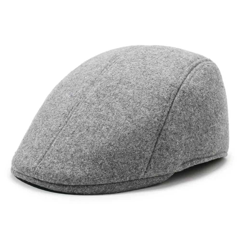 Nouveaux Bérets Souples pour Hommes, Chapeau Décontracté Anti-UV, Chapeau de Journaliste, Chapeau de Papa pour Hommes