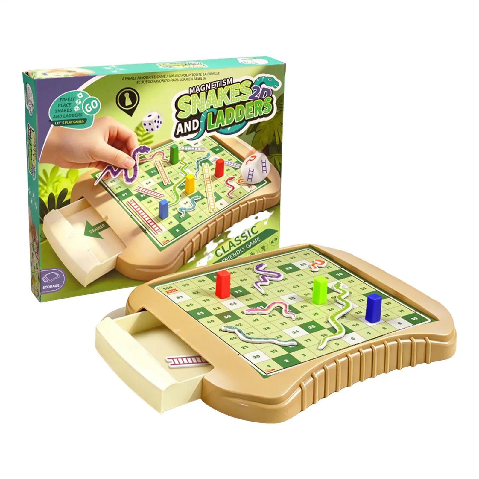 Magnetic Board Game Multi-Player Educational Fun Interactive Magnetic Family Travel Tabletop Chess Game Set For Classroom Home