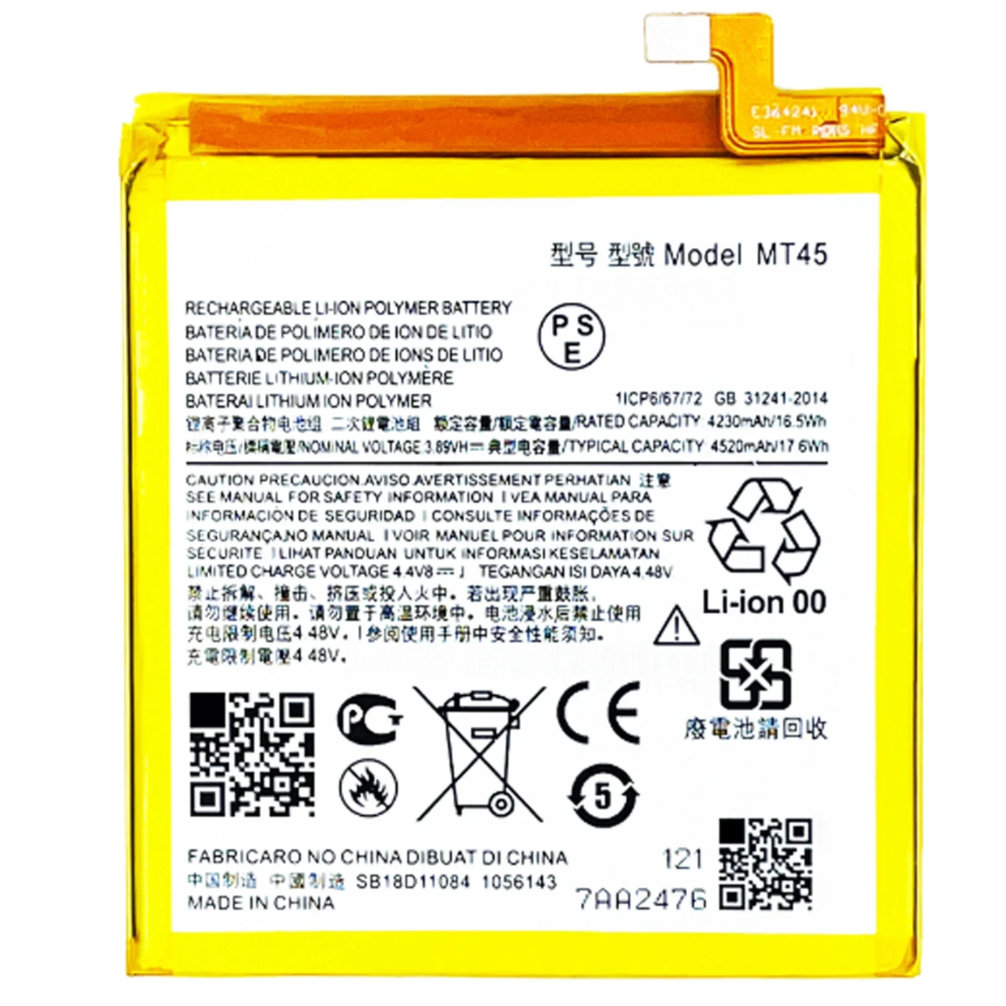 MT45 Battery For Motorola MOTO Edge S Pro EDGE 20 PRO XT2153-1 Original Capacity Replacement Repair Part Mobile Phone BATTERY