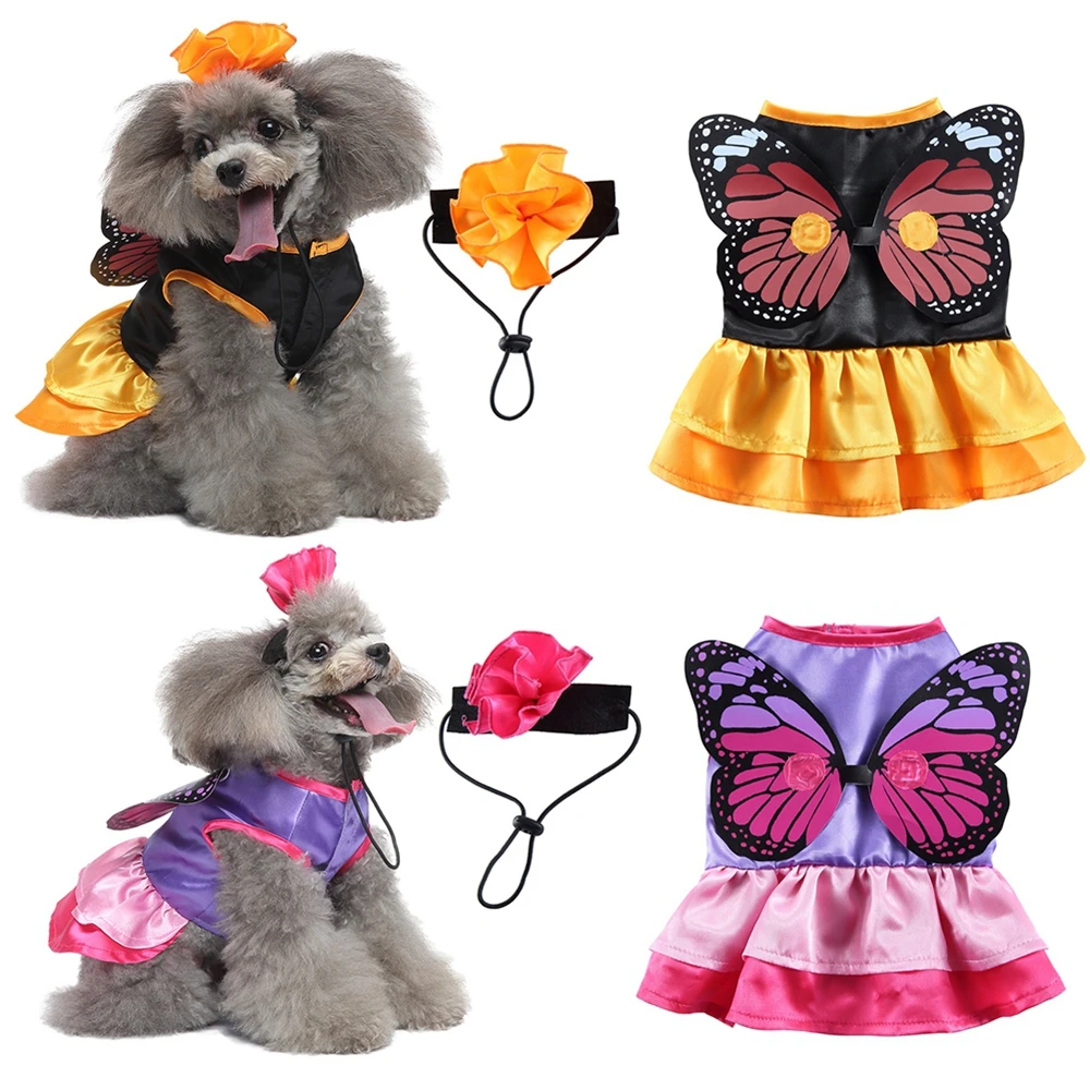 Halloween Pet Clothes Dog Circus Clown Suit Thief Costume Funny Cosplay Clothing for Cats Small Medium Dogs Home Party S-XL