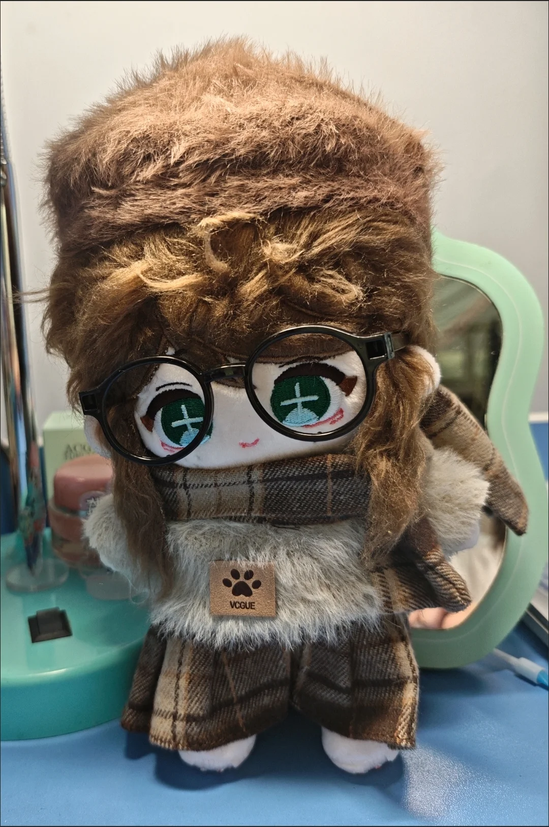 

Stuffed 20CM Game Identity V Emma Woods Attribute Plush Dress Up Cotton Doll Children Adults Cute Toys Fan Collectibles Cosplay