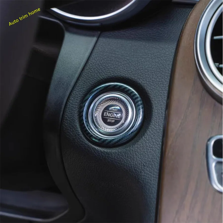 

Engine Start Stop Push Button Key Hole Switch Ring Cover Fit For Mercedes-Benz C CLASS W205 C200 C260 GLC X253 E Class W213 E300