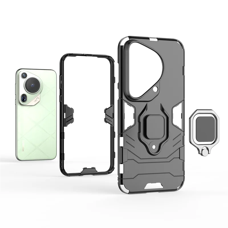 For Huawei Pura 70 Ultra 5G Case Anti Shock Kickstand Magnet Armor Phone Cases for Hauwei Pura70 Pro+ Pro Plus 70Ultra 5G Cover