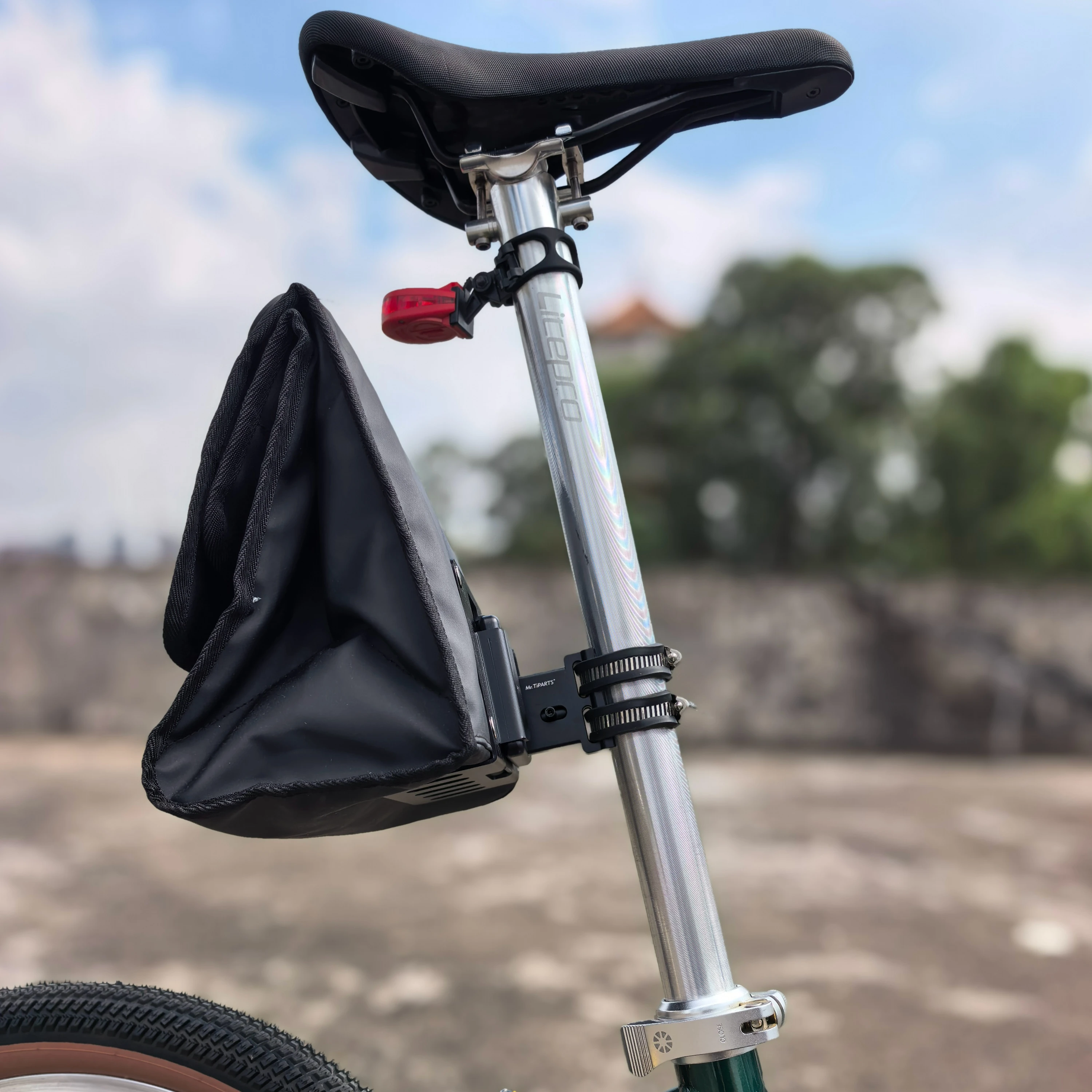 Mr.TiPARTS ブロンプトン・ダホン折りたたみ自転車シートポスト用