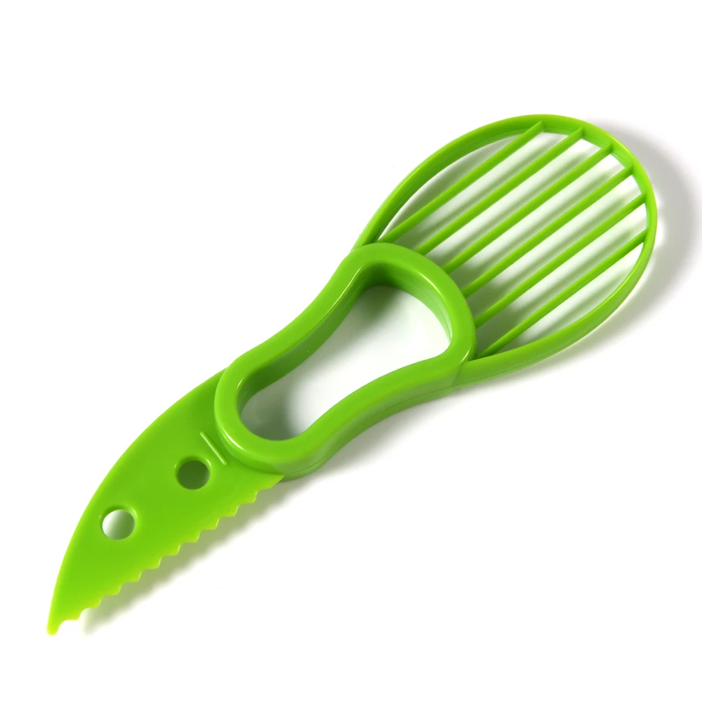 1PC Avocado Peeler Avocado Cutter Fruit Peeler Pulp Cutter Plastic Knife Kitchen Vegetable Tool