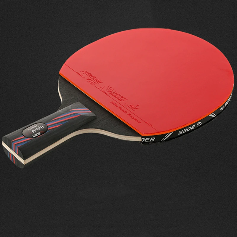 Professional Table Tennis Racket Set Cover for ping pong Practice Protective film Sports Training Backhand Balls Bat Equipment