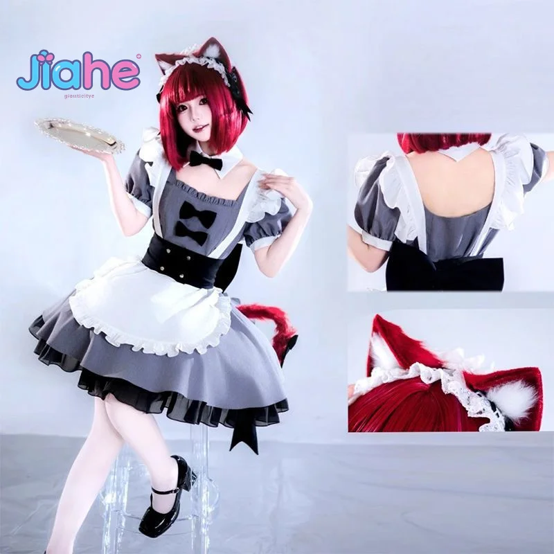Disfraz de Anime Arima Kana OSHI NO KO, disfraz de Halloween, Carnaval, dulce vestido de sirvienta, accesorios para la cabeza, uniforme de mujer Lolita