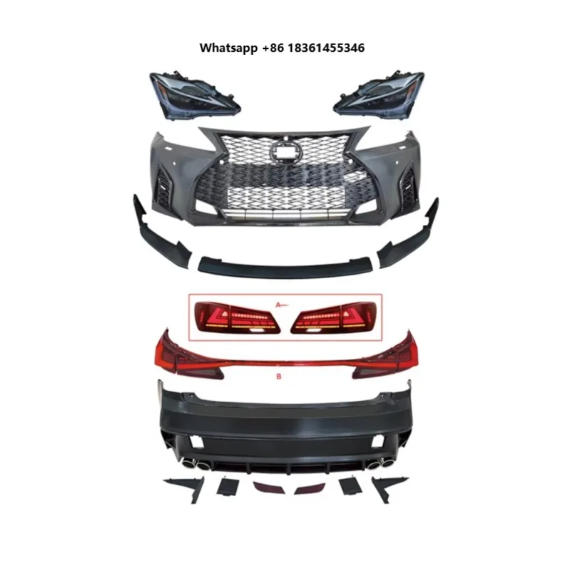 

For IS 250 2006-2012 Change To 2021 Model Bodykit Hot Selling Car Facelift Modification Parts Body Kit