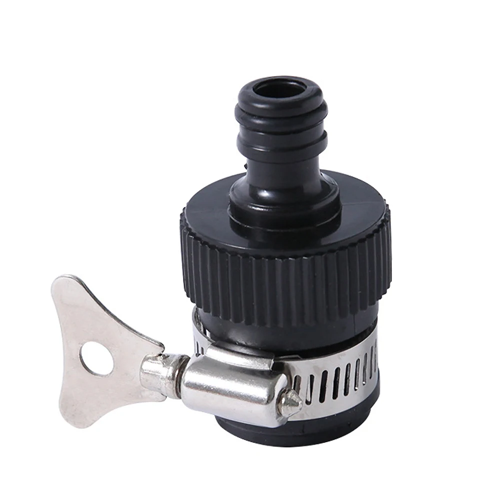 Universal Tap Connector Adapter Hose Pipe Quick Joint Adjustable Garden Hose Fitting Black Dropshipping