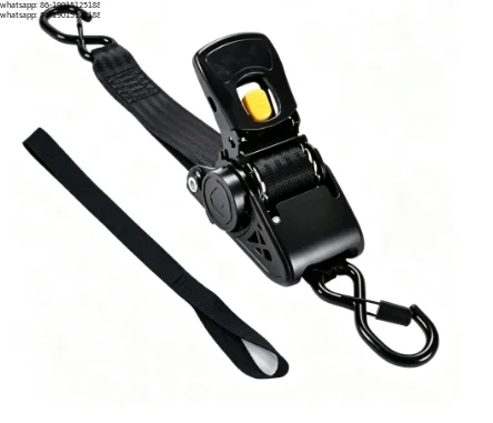 Durable Retractable Ratchet Tie Down Belt Stable Fixed Strap for Transport Security