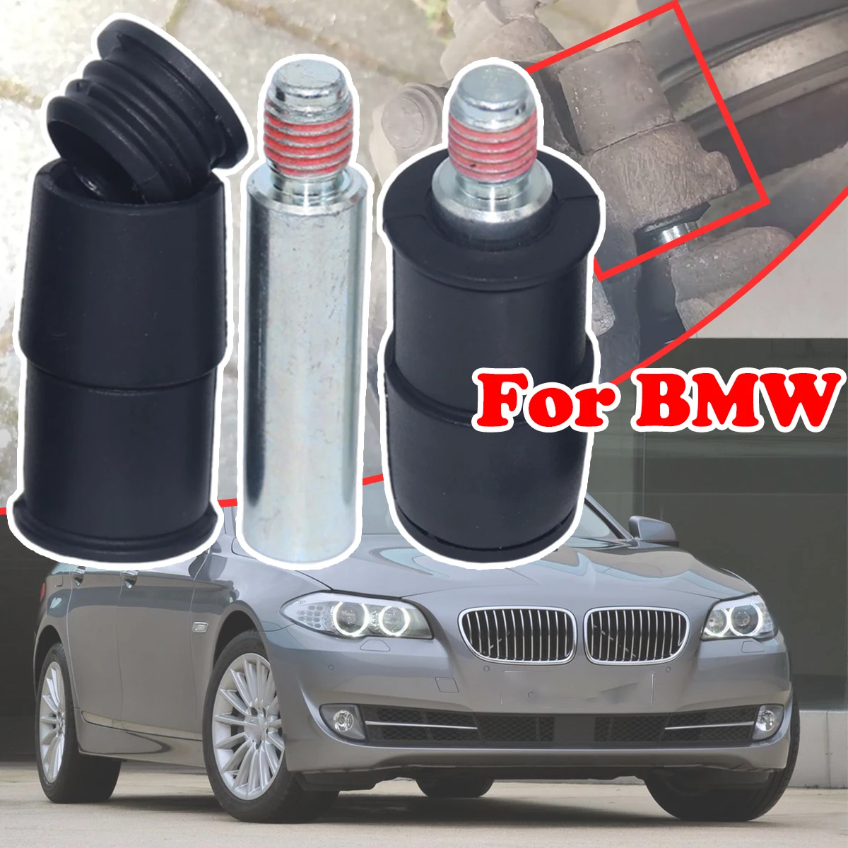 Für BMW F20 F21 E46 F10 F11 E84 Bremssattel Vorne Slider Guide Pins Bolzen Kit Links Rechts Disc Gehäuse Faltenbalg Hülse Buchse