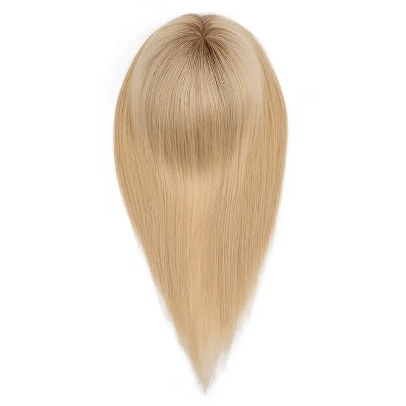 Silk Top And PE Line Integration Women Topper Virgin Human Hair Toppers For Women 100% Chinese Cuticle Wigs Hairpieces For Woman