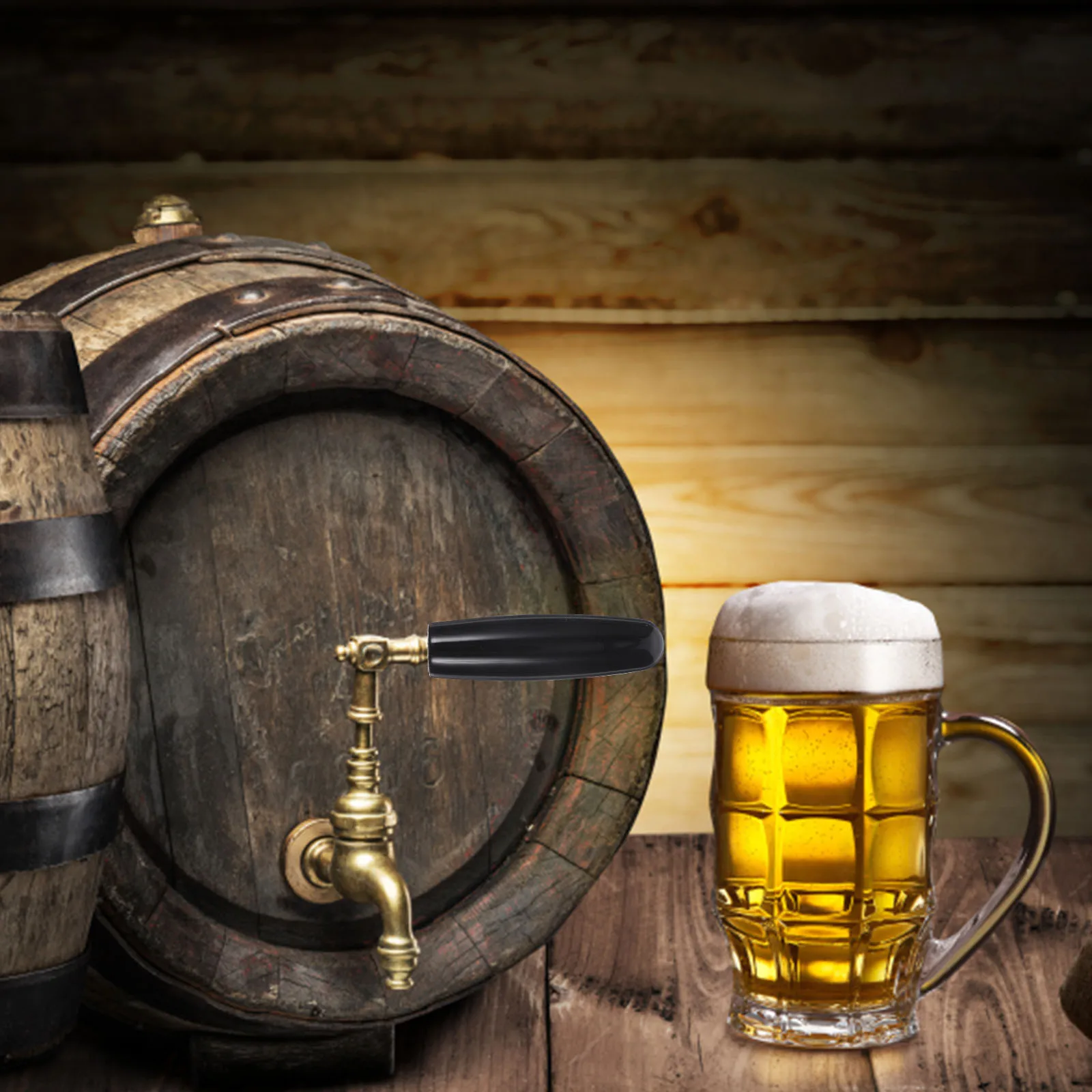 

2Pcs Reusable Plastic Beer Tap Handles Easy Install for Kegerators Homebrewers Bars Beer Tap Handle Faucet Handle for Keg