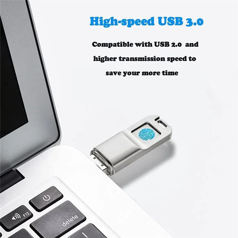 Fingerprint USB3.0 Flash Drive 64G Accurate Identificaiotn Privacy Management Key USB Fingerprint Flash Drive