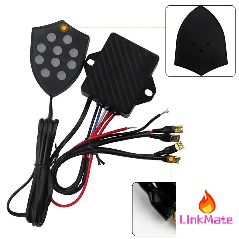 

12V Snail Trumpets With 10 Musical Sounds - Universal Electronic Horn Controller For Auto Accessories