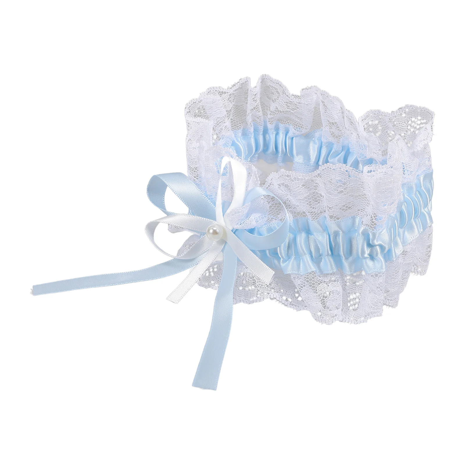 

Bride Garter Wedding Bridal Lace Garter Women Leg Band Classic Color Elegant Bride Decoration for Wedding Prom Cosplay
