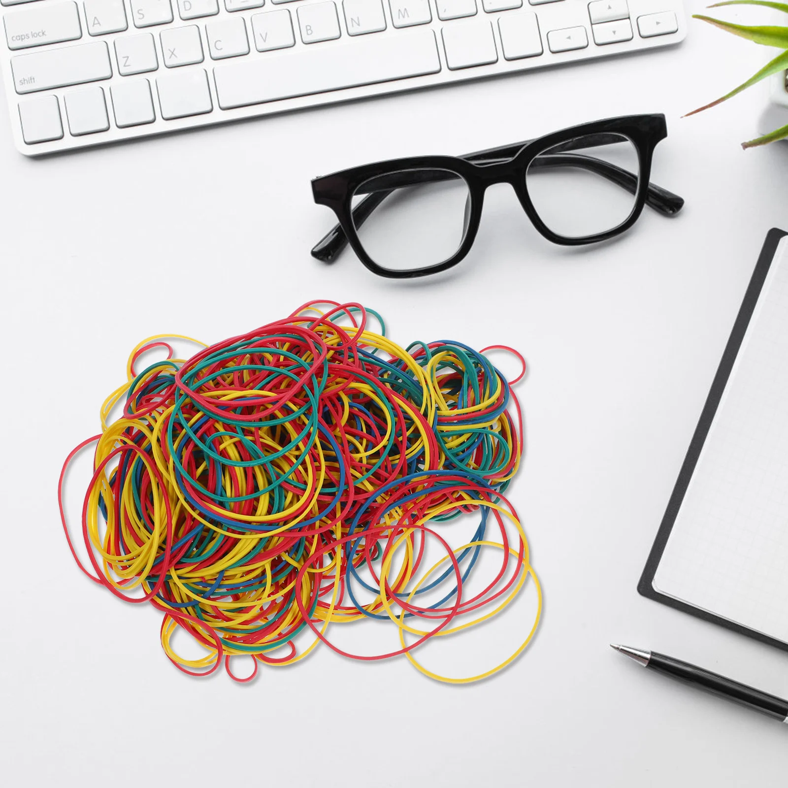 

Colorful Rubber Bands Heavy Duty Elastic Bands for Home Office Craft Binding Strong Stretchable Convenient Household