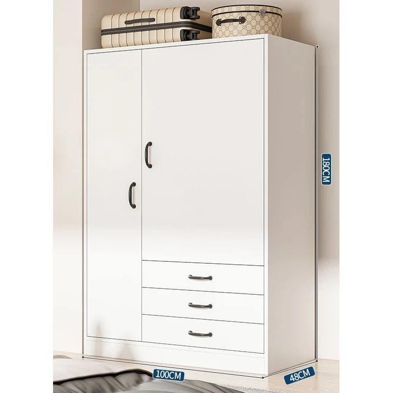 ポータブル木製ワードローブ,簡単な設置,安い寝室の家具