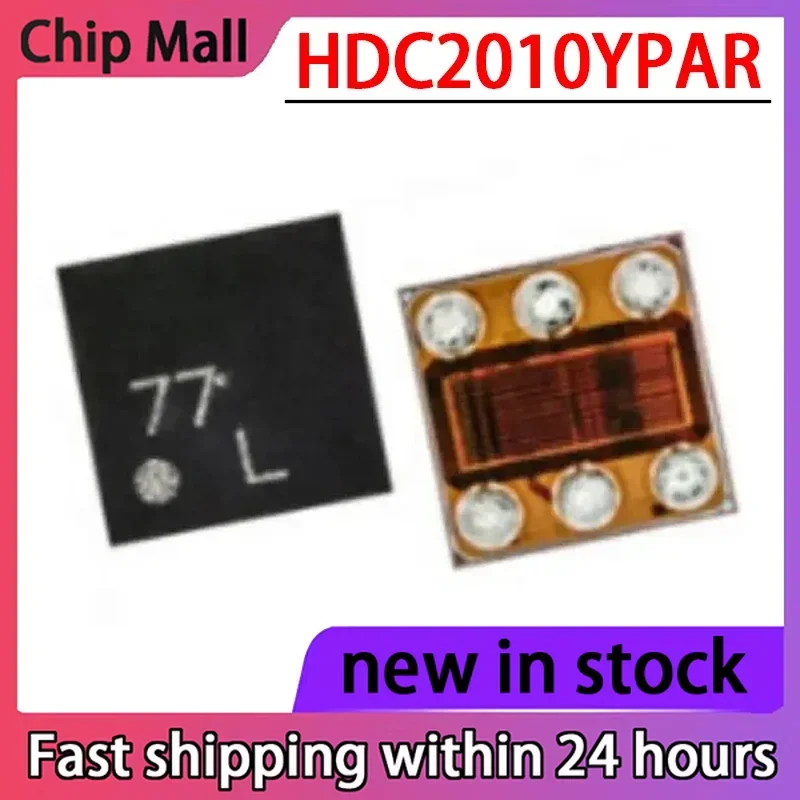 

2PCS New HDC2010YPAR Screen Printed L DSBGA6 Temperature and Humidity Sensor in Stock