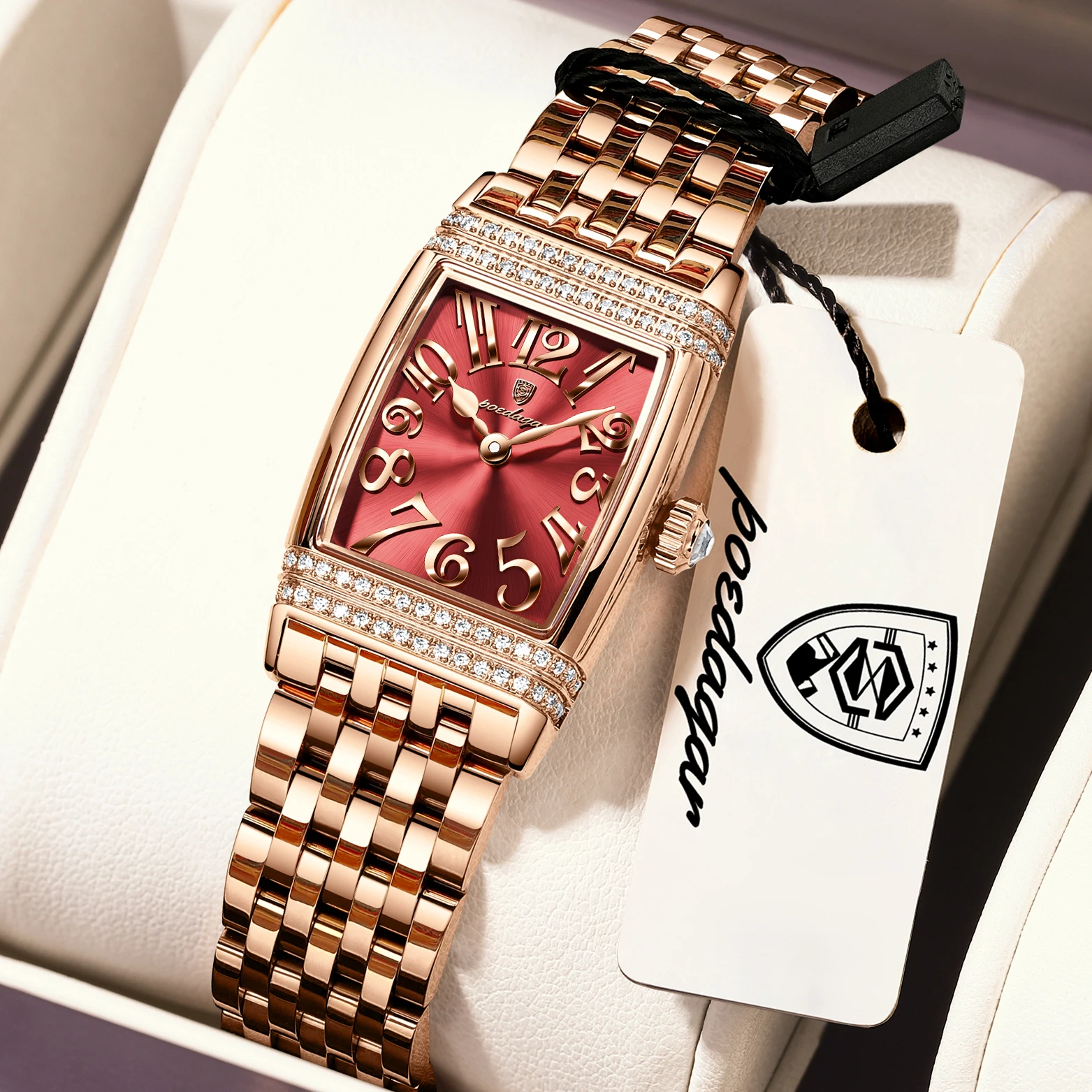 POEDAGAR Luxury Original Woman Watch Waterproof Stainless Steel Fashion Ladies Watch Elegant High Quality Quartz Women's Watches