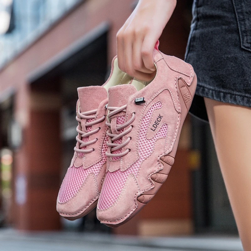 

Женская обувь, летняя модная прочная верхняя обувь с прошитой подошвой, удобная дышащая прочная обувь на плоской подошве, мужская уличная обувь для велоспорта, тренировочная прогулка