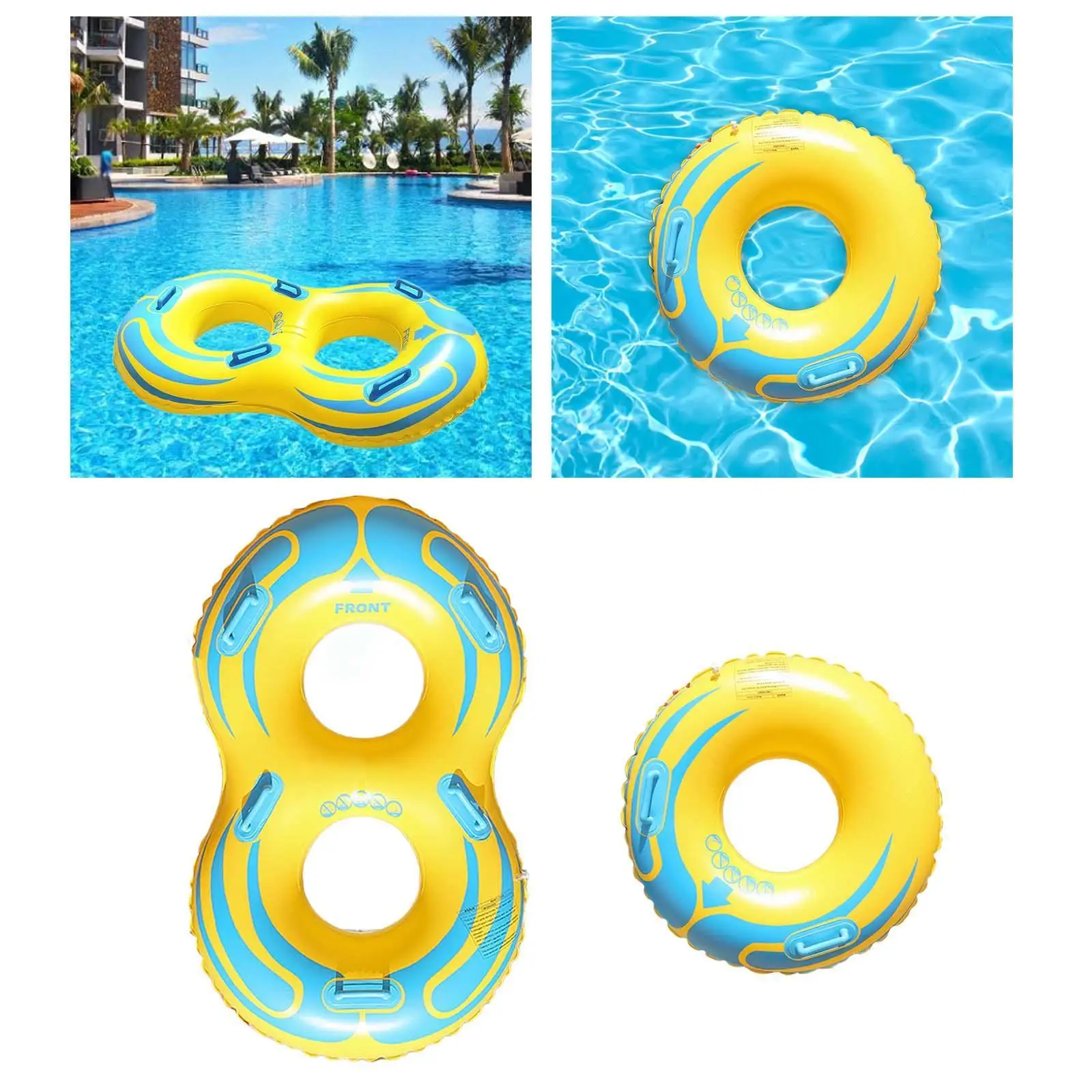 Inflatable Swimming Ring Vacation Swimming Pool Inflatable Raft Beach Float