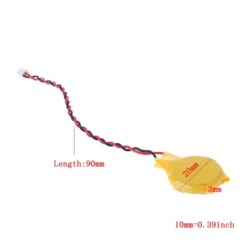 5 sztuk Notebook BIOS CMOS bateria do laptopa CR2032 2P płyta główna przewodem 3V bateria litowa płyta główna komputera