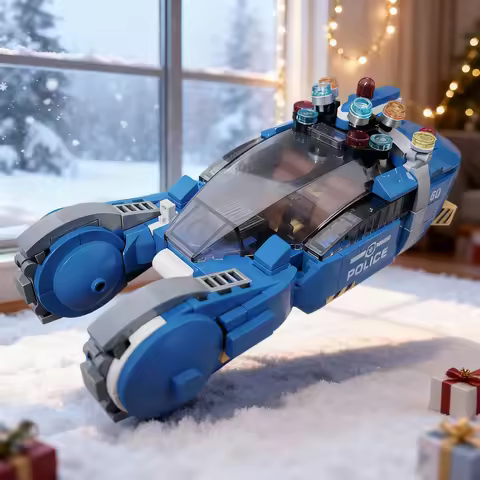 475pcs MOC Blade Runner Spinner City Police Model Building Blocks Construction Creative Toys Christmas Gift Education Idea Brick