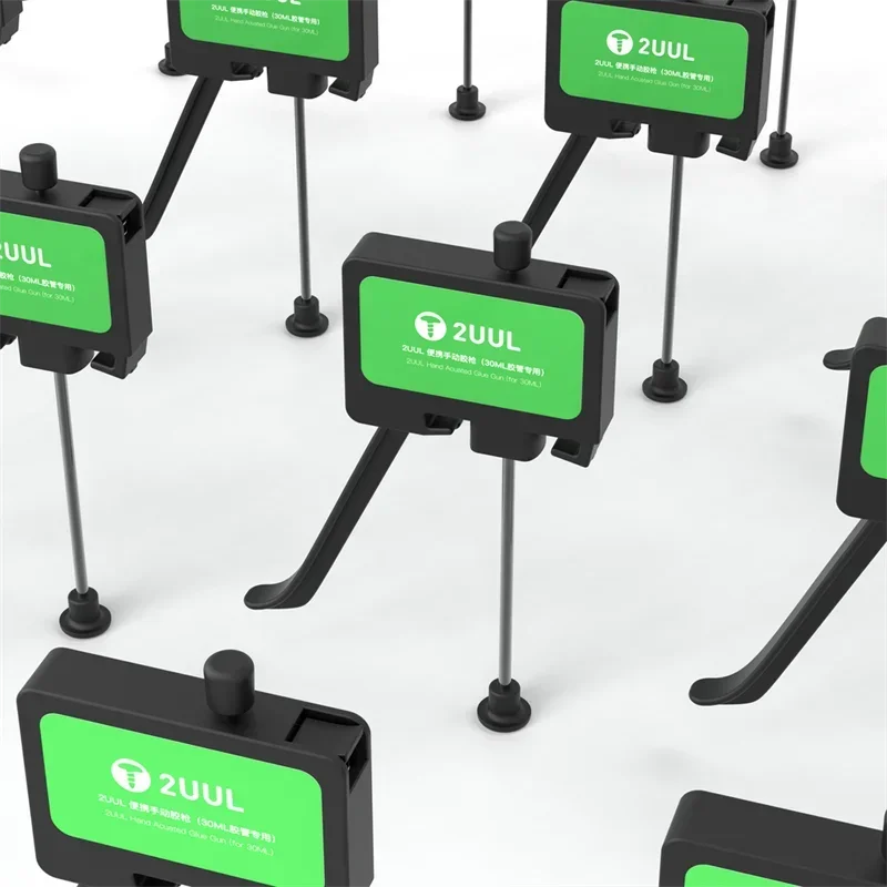 

2UUL SC06 Hand Actuated Glue Gun for 30ML Tube, Manual Dispenser for Phone Repair Soldering Flux & Oil Application Tool