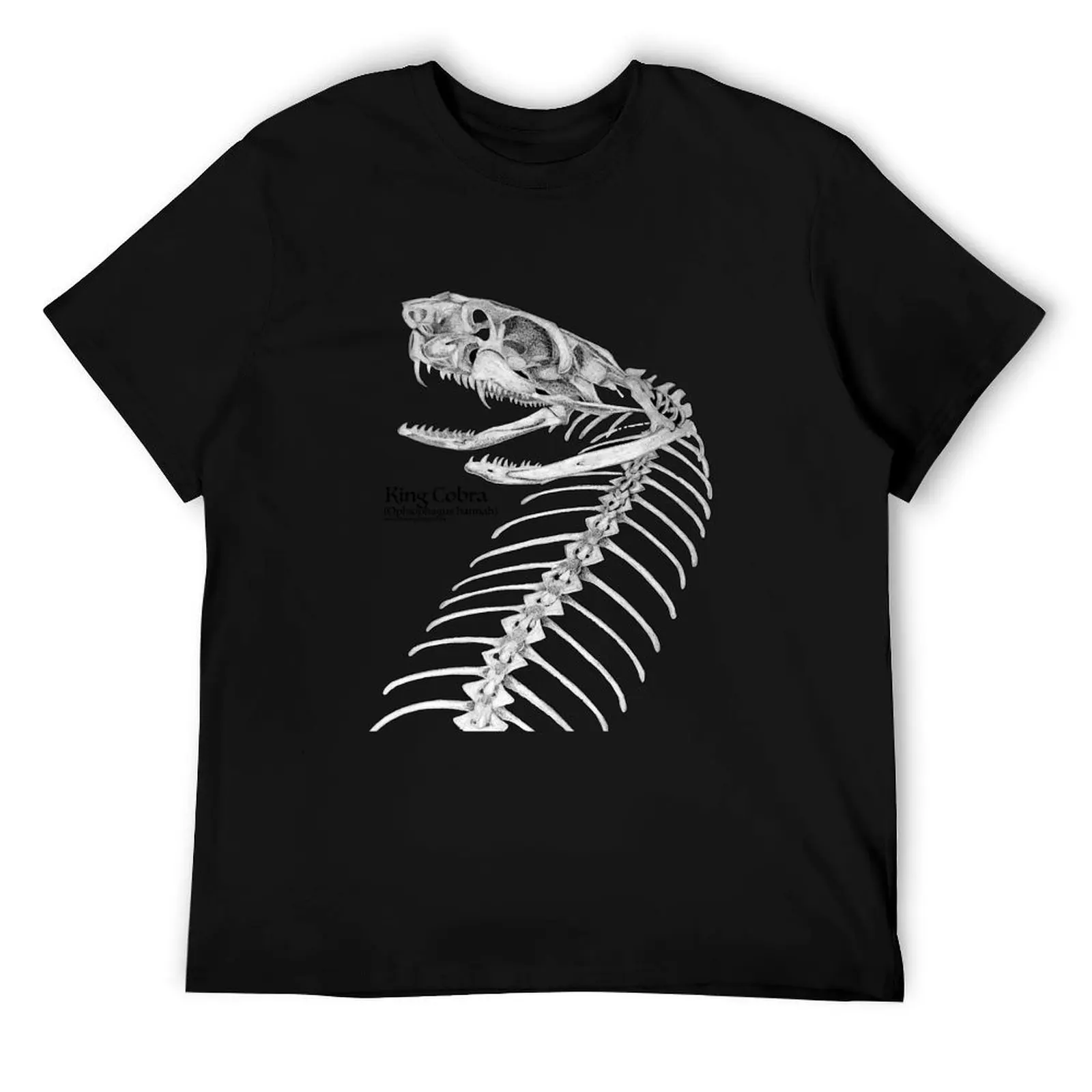 

King Cobra Skull T-Shirt funny t shirts cotton man t shirt graphic man t shirt cotton T-Shirt