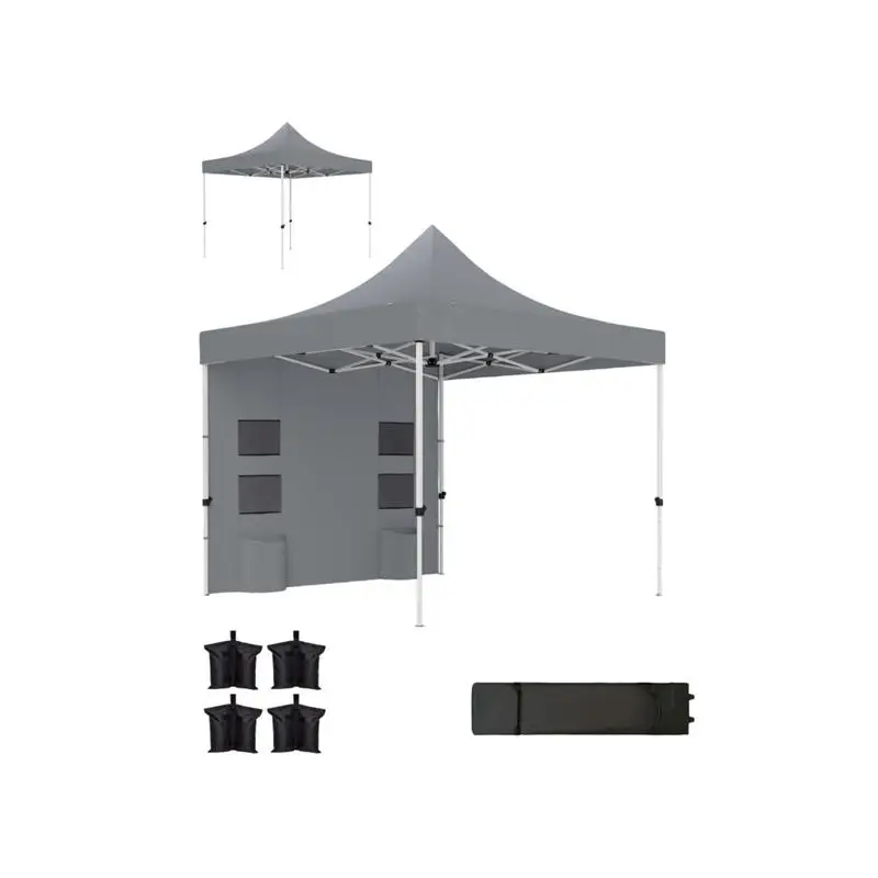 

Всплывающая палатка с навесом, пляжное укрытие с наклонными ножками, портативный уличный козырек для кемпинга, задней двери и мероприятий