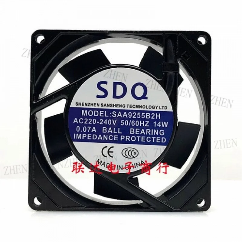 

Y FOR SDQ SAA9255B2H 9025 AC220V-240V 14W 0.07A 9CM Cooling Fan