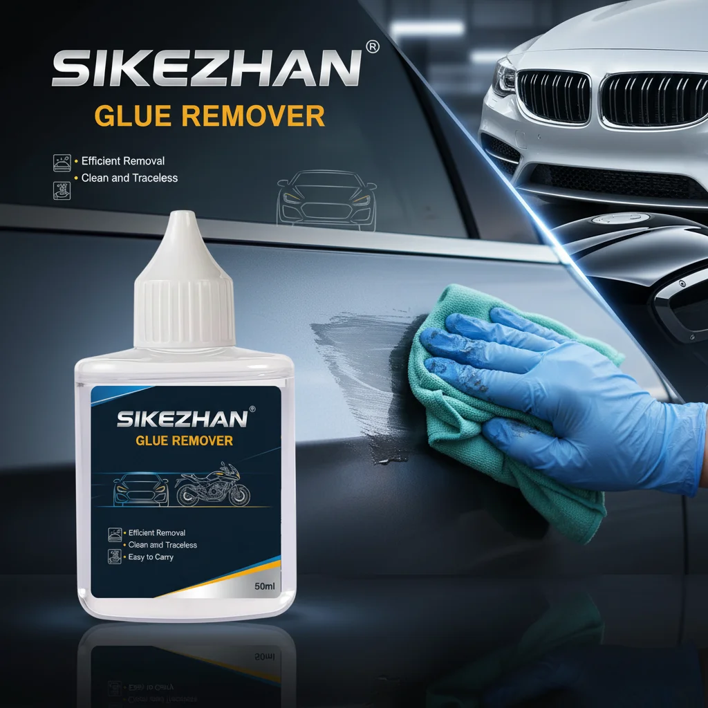 Automotive & Moto Glue Remover – Quick Dissolve, No Damage To Clear Coat, Works on Body, Glass & Plastic Trim