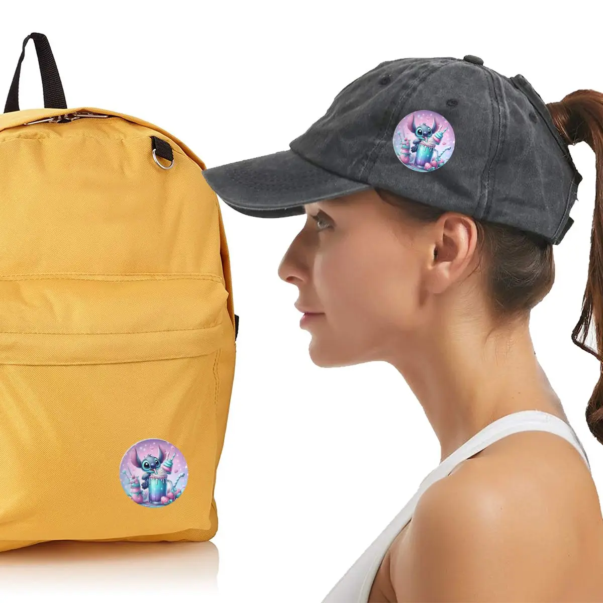 كارتون أنيمي مانغا غرزة دبوس أزرار الظهر لحقيبة الظهر شارات قابلة للتخصيص بروش Pinback #4