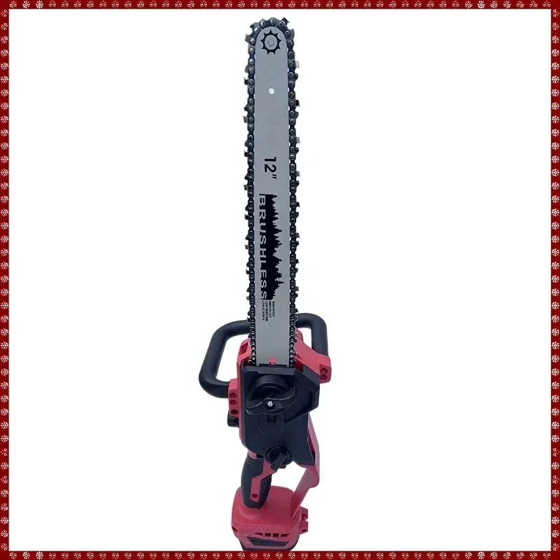 VES 12IN Brushless GardenTrimming Electric Chain Saw Cordless Wood Cutting Electric Saw For Milwaukee 18V 20V Battery Pin