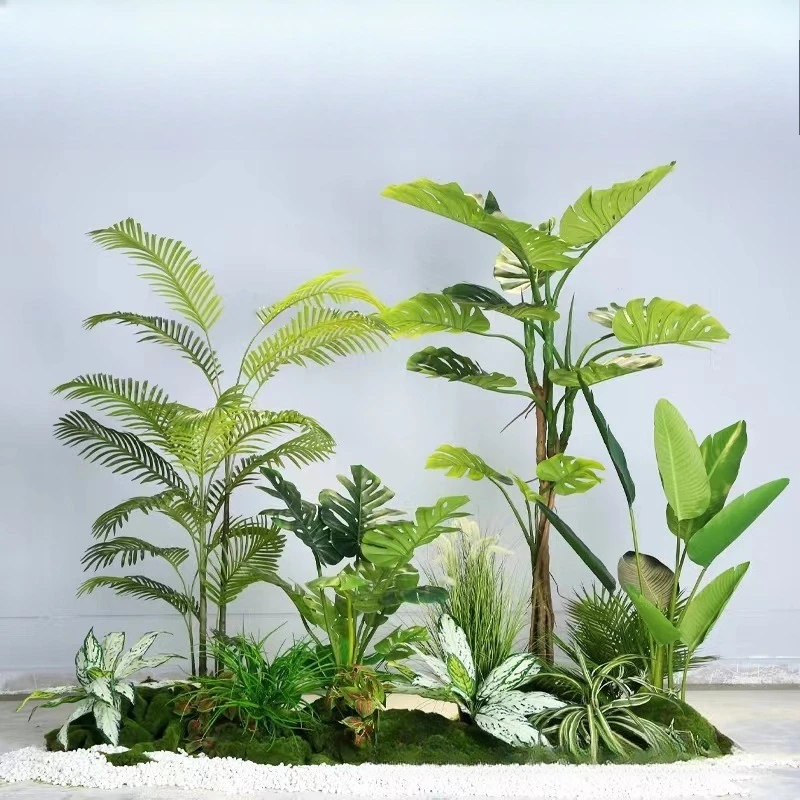 

Simulated green plant landscaping combination indoor and outdoor simulated green plant landscaping set