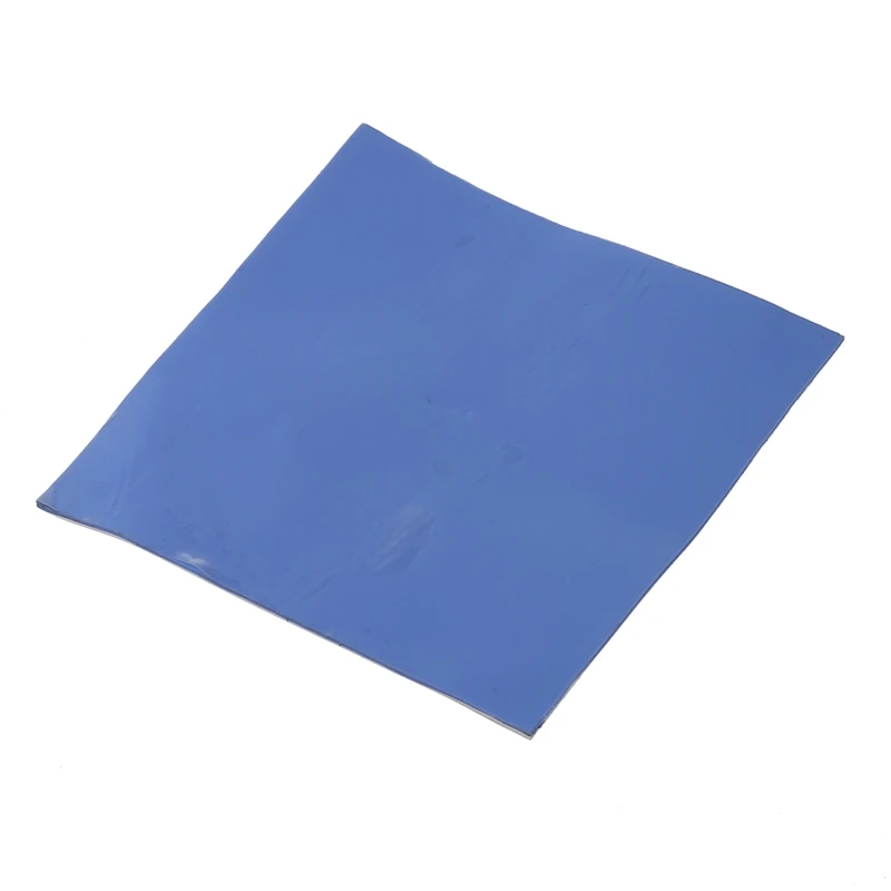 2X New GPU CPU Heatsink Cooling Conductive Silicone Pad 100Mm X 100Mm X 1Mm Thermal Pad High Quality