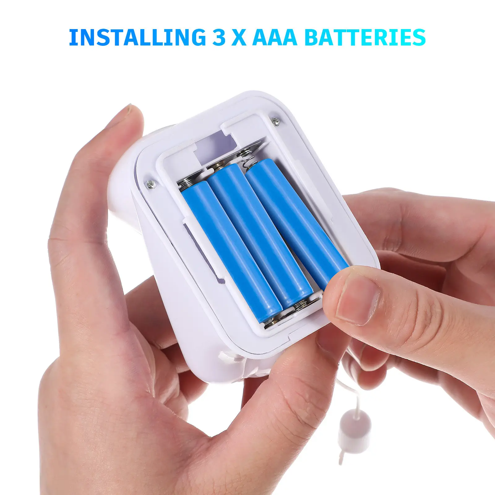 LED Cabinet Light Battery Operated Wireless Self Adhesive Wall Mount Lamp for Closet Bedroom Garage