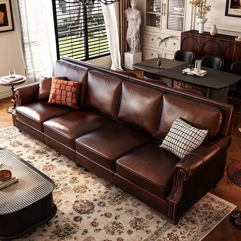 

Minimalist Leather Living Room Sofas Pouf Designer Armchair Living Room Sofas Lounge Floor Lazy Muebles Postmodern Furniture