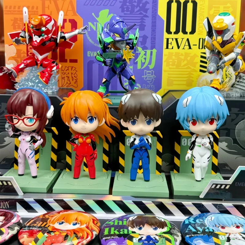 

Funism Evangelion Eva Completion Plan First Unit Figure Rei Ayanami Asuka Langley Blind Box Collectible Trendy Anime Figurine