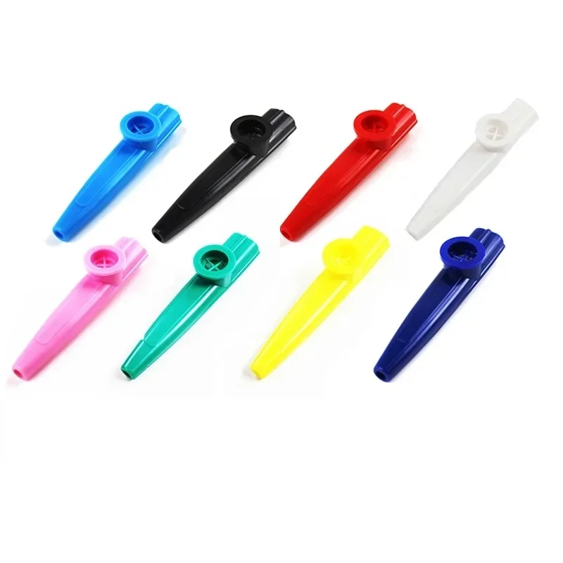 10pcs Plastic Kazoo 8 Mixed Color Wind Instrument Kazoo Instrument Gift Instrument for Kids Music Lovers kazoo