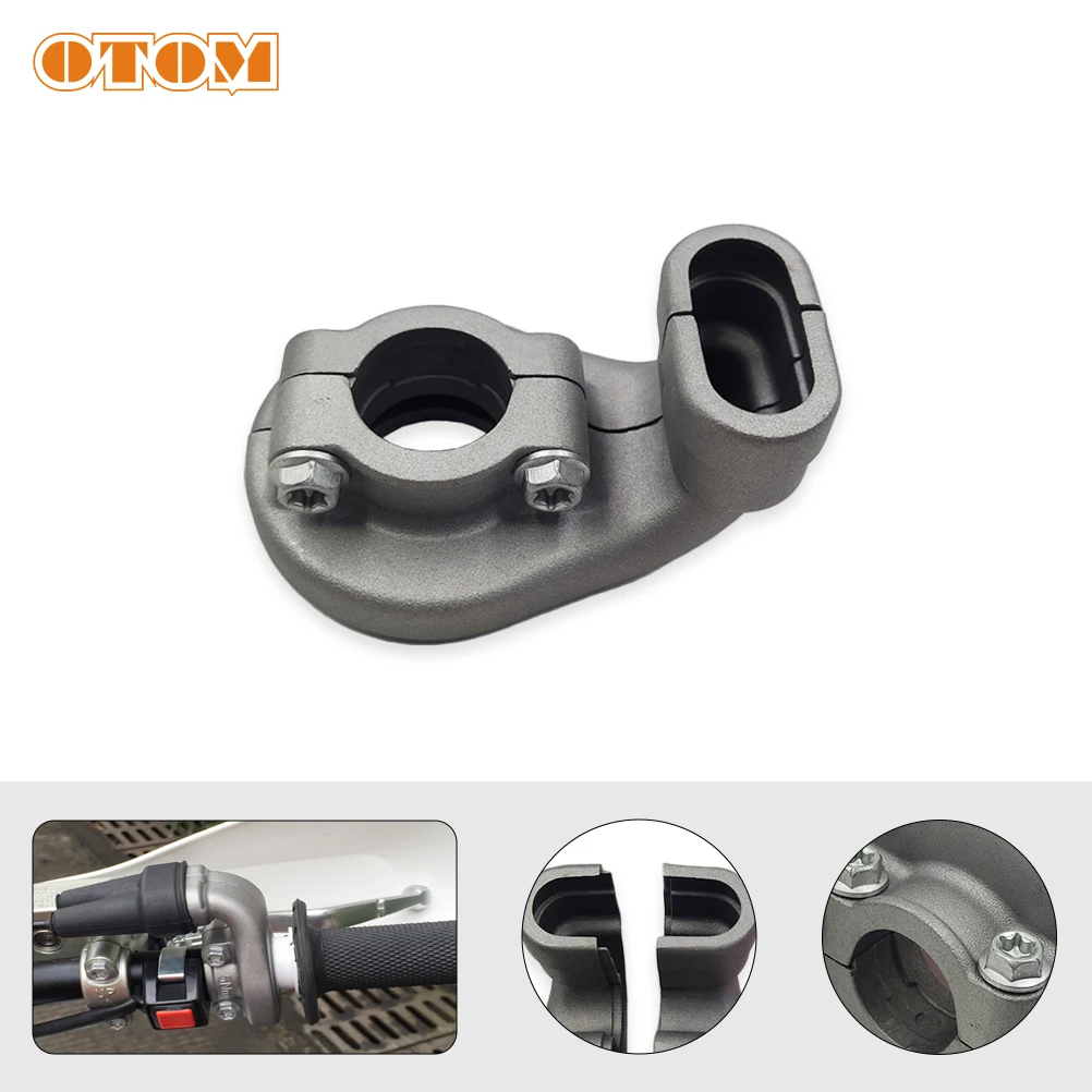 OTOM 2024 Motorcycle Aluminum Throttle Control Casing Base Cover Guard For KTM HUSQVARNA GASGAS SXF XCF EXCF TE 250 350 450 500