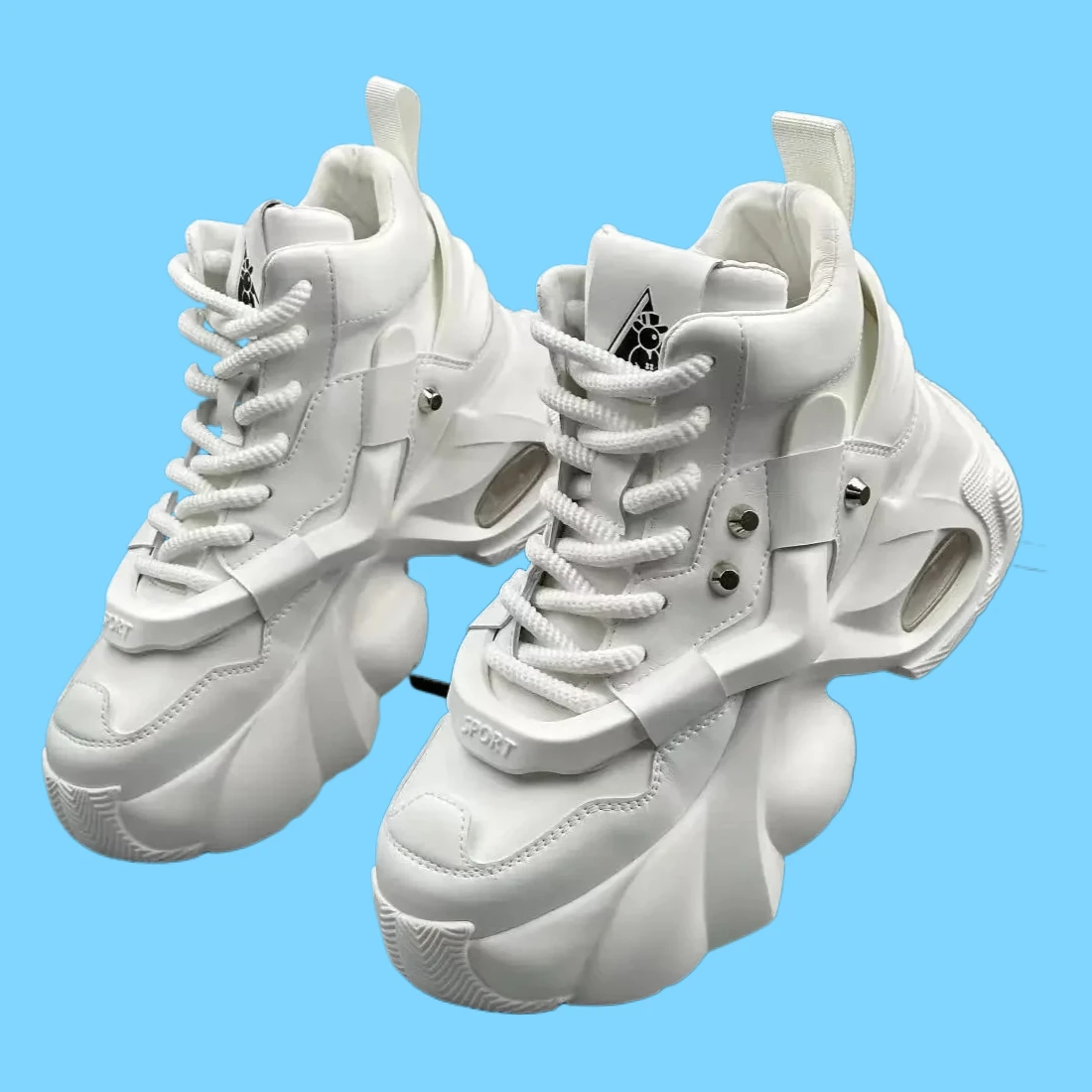 

Men's Shoes Luxury Casual Sneakers Comfortable Platform Boots for Men Height Increasing Breathable High Top Sneaker