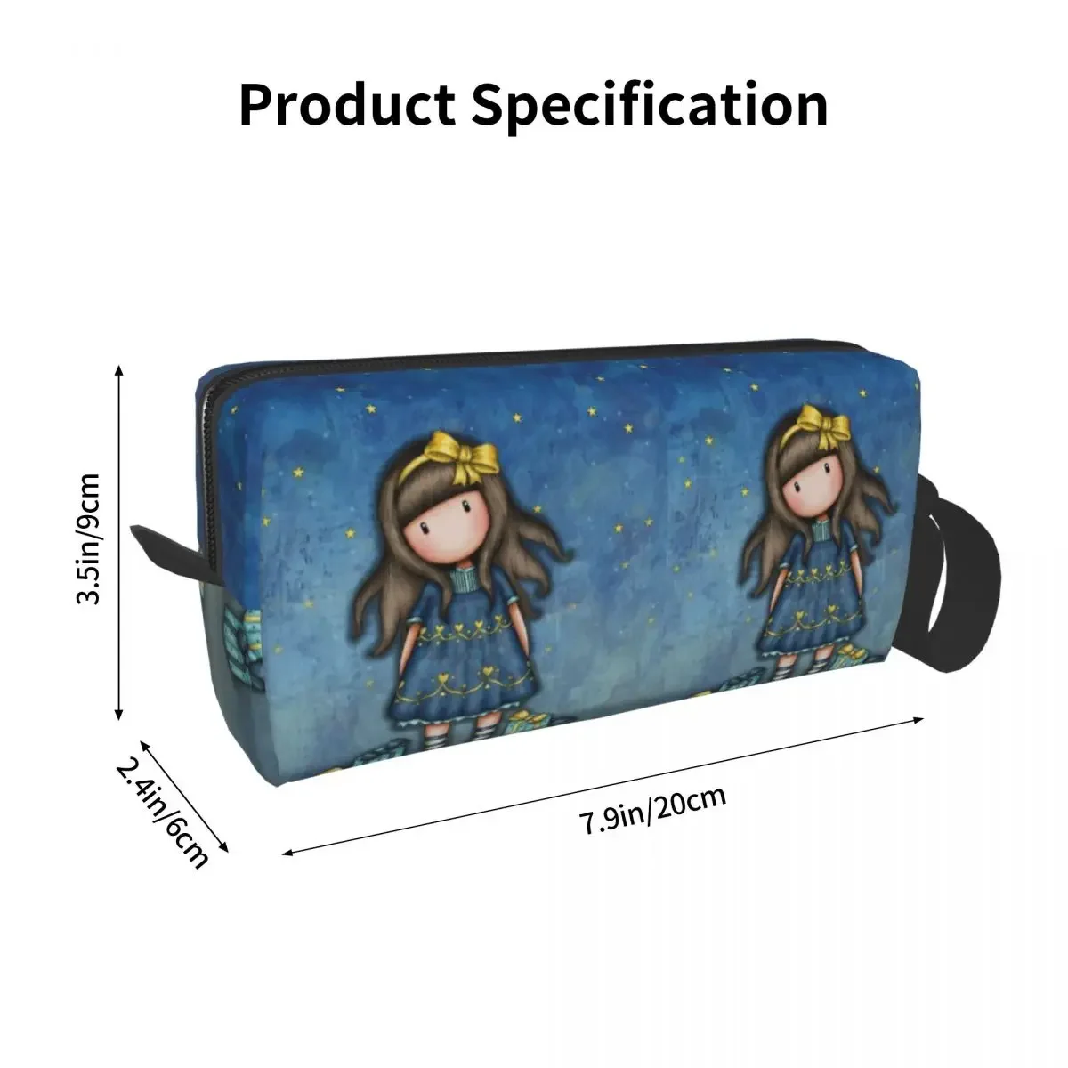 Santoro Gorjuss Pencil Cases Large Capacity Pen Bags Pen Box Pencil Pouch For Boys Girls Students Stationery Makeup Bag