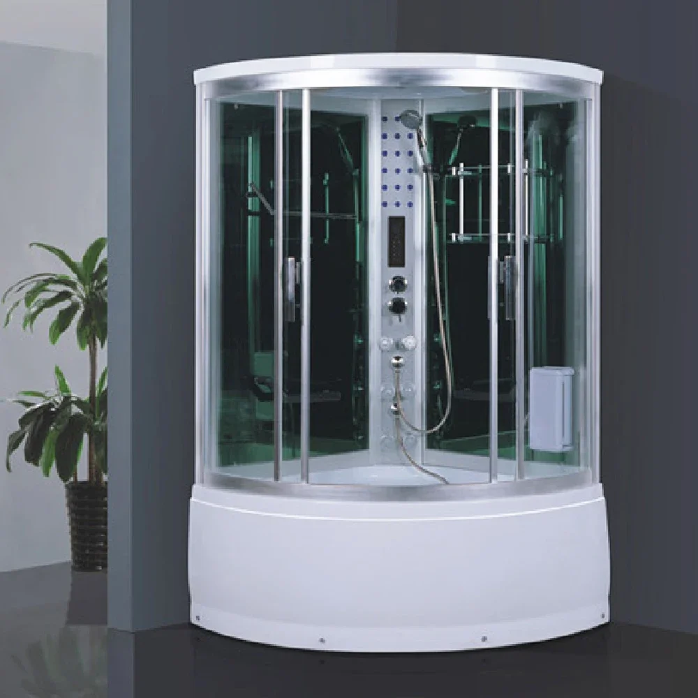 &c White Acrylic Body Massage and Steam Bath Shower Cubicle Price Steam Shower Box Personal