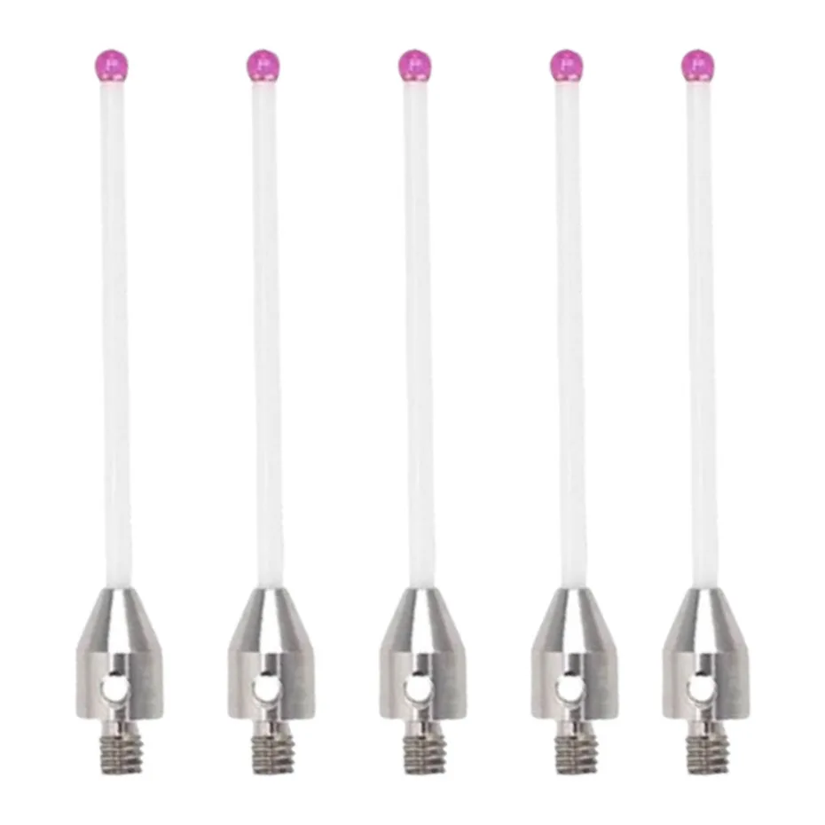 CNC machine tool ceramic probe three coordinate M3M4M5 threaded solid probe ruby three-dimensional probe